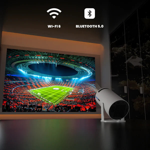 4K Android 11 Portable Projector – HY300 Smart Home Theater & Outdoor Cinema
