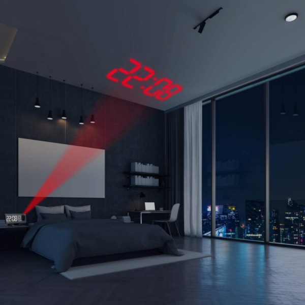 Smart LED Projection Alarm Clock