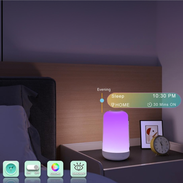 Smart RGB Touch Lamp – App Controlled Color Changing Light