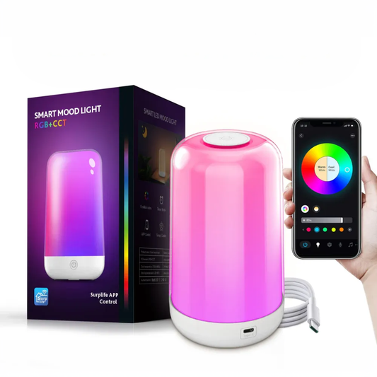 Smart RGB Touch Lamp – App Controlled Color Changing Light